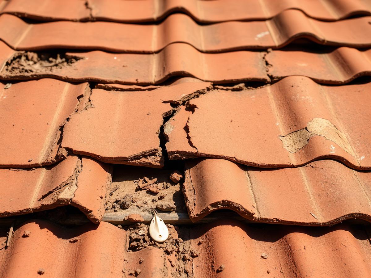 Before roof replacement in Phoenix